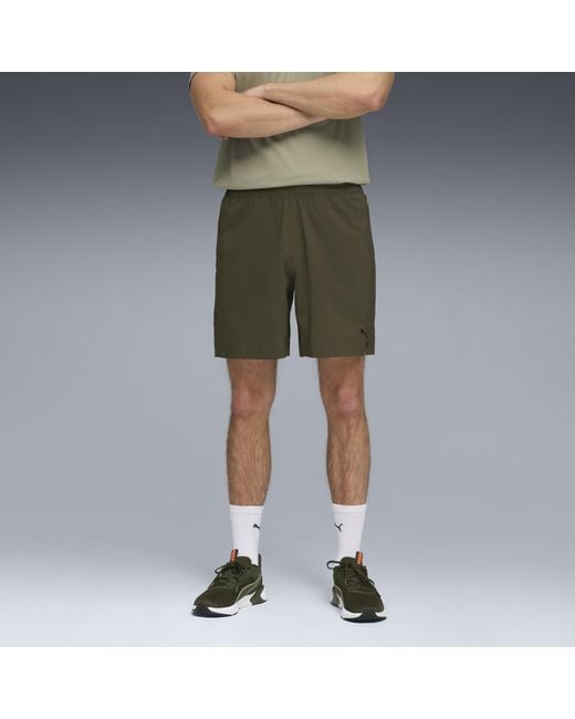 Shorts Tejidos Train All Day Foundations 7" Para Hombre, Accesoiros, Verde PUMA de hombre de color Green