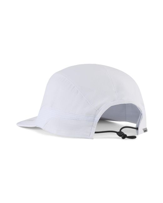 PUMA White Race Day 5 Panel Cap