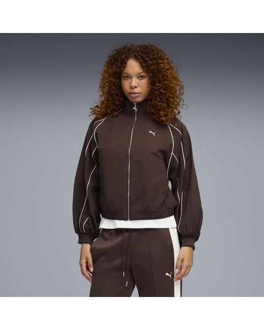 PUMA Brown T7 Balloon Jacket