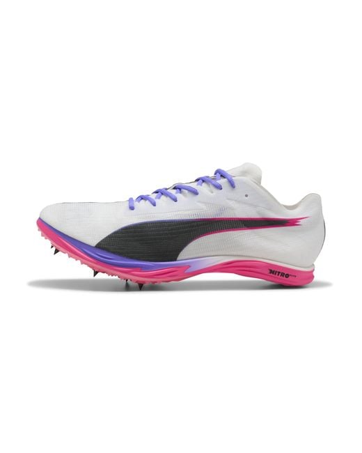 PUMA Women's Purple Evospeed Mid Distance Nitroâ„ Elite Track