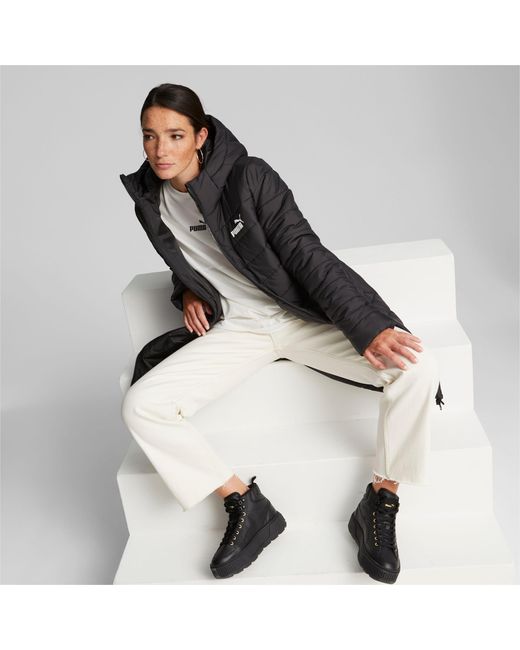 PUMA Black Essentials Padded Coat