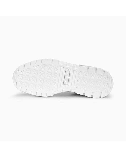 PUMA White Mayze Gentle Sneakers