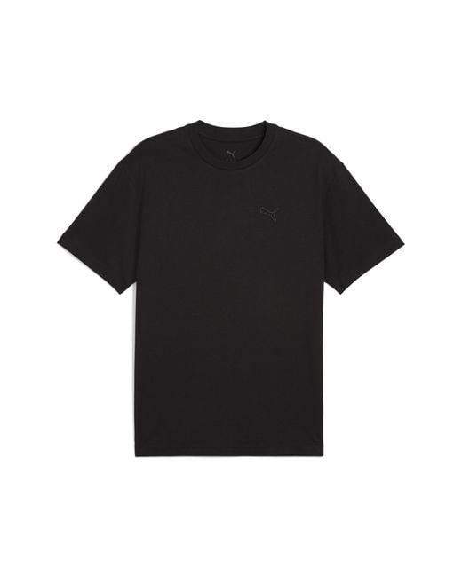 PUMA Black Essentials Elevated T-Shirt