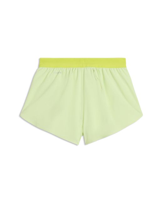 PUMA Yellow Lightspeed Ultraweave 2" Lightweight Running Split Shorts