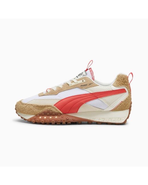PUMA White Blktop Rider Preppy Sneakers