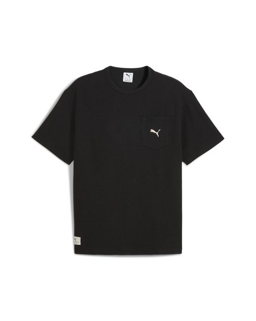 PUMA Class Relaxed Pinnacle T-Shirt Herren, Kleidung in Blue für Herren