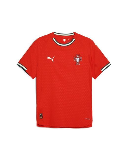PUMA Red Portugal 2025 Authentic Home Jersey for men