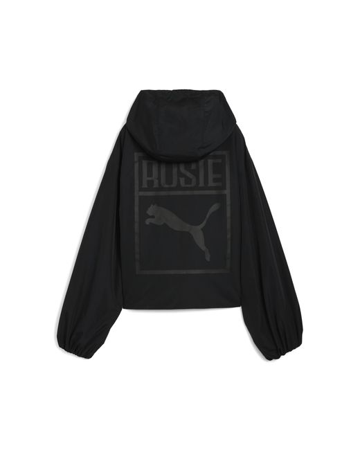 PUMA X Rosã Oversized Jack Met Halve Ritssluiting Voor Maat in het Black