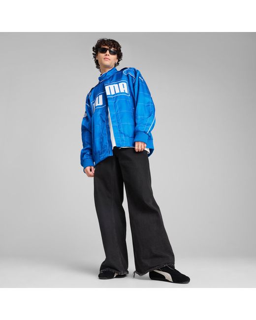 PUMA Blue Archive Seasonal Relaxed Racer Jacket