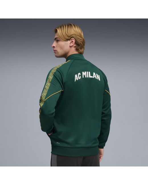 PUMA Green Ac Milan King Anthem Jacket for men