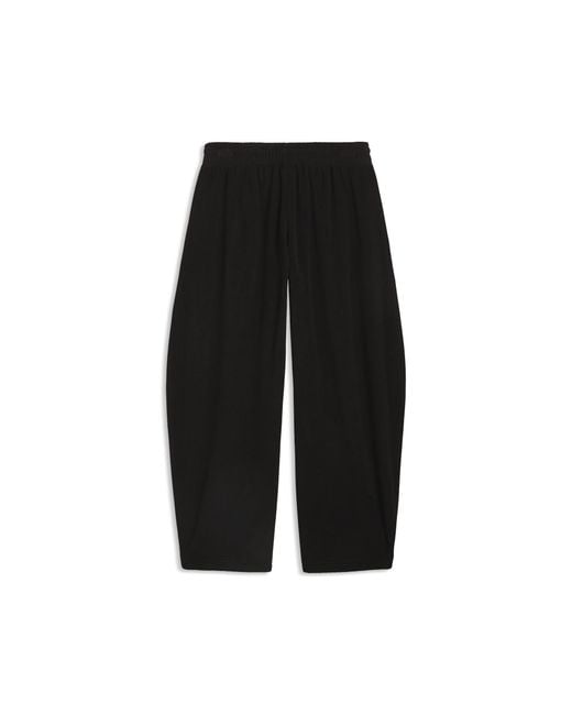 PUMA Black Her Relaxed Winterised Barrel Leg Pants