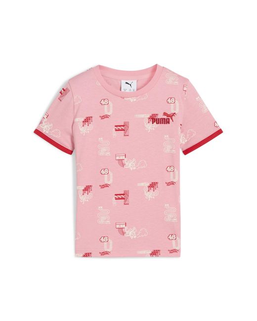 PUMA Pink Little Runners Tee Kids, Age, Rosascape