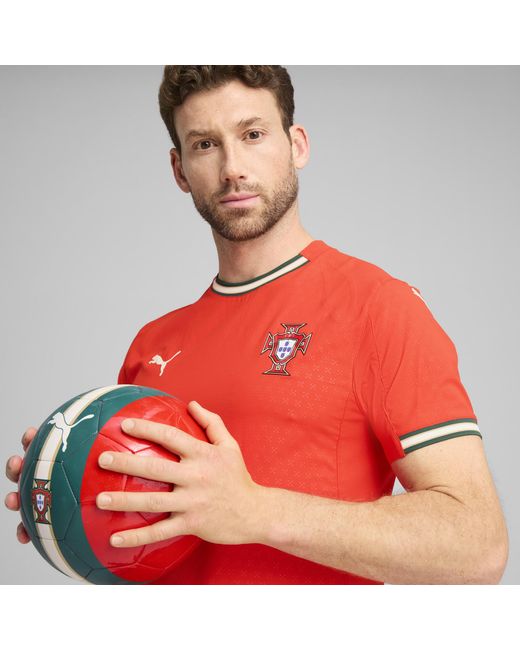 PUMA Portugal 2025 Authentic Heimtrikot in Red für Herren