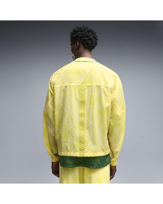 PUMA Yellow X Senegal X Salehe Bembury King Track Jacket for men