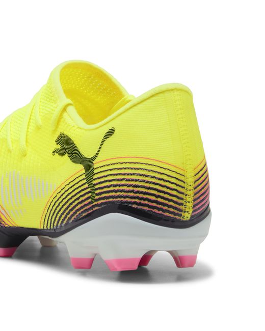 PUMA Yellow Future 8 Match Fg/Ag Low Fußballschuhe Schuhe, Alert/Schwarz/Sun Struck