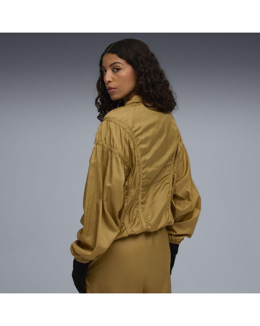 PUMA Dare To Oversized Geweven Jack Voor Maat in het Green