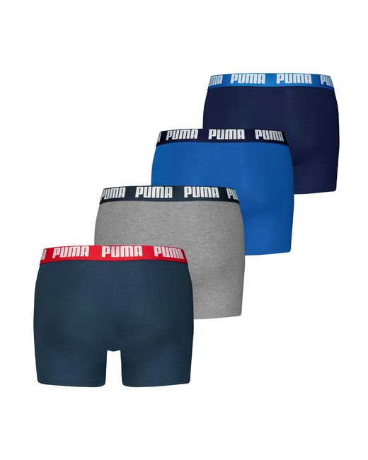 Lot De 4 Boxers PUMA pour homme en coloris Blue