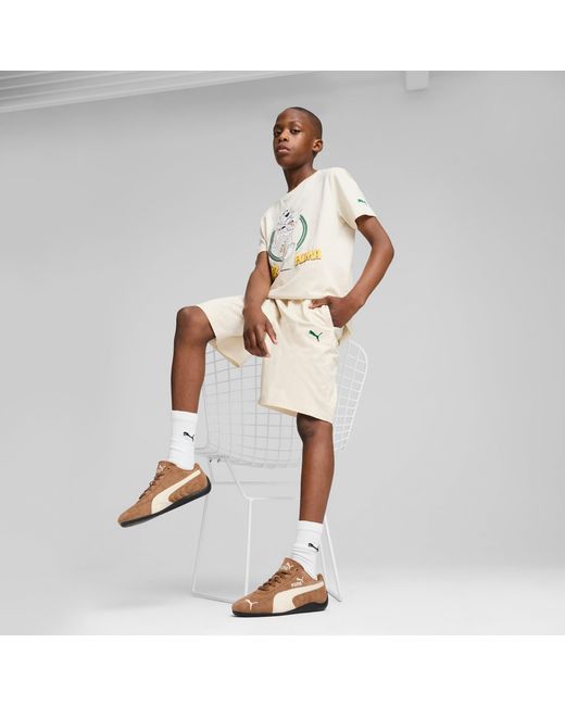 PUMA Super Geweven Short in het Natural