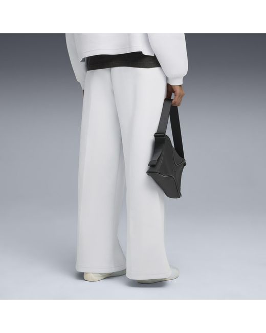 PUMA White Wardrobe Essentials Relaxed Hose Damen, Kleidung, Mist