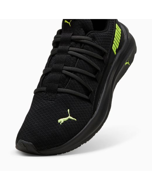 PUMA Softride One4all Black/lime Pow/cool Dark Gray 11 D for men