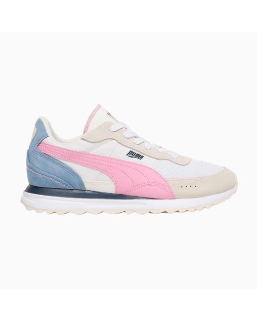 Chaussure Sneakers Road Rider Suede Thunder PUMA en coloris White