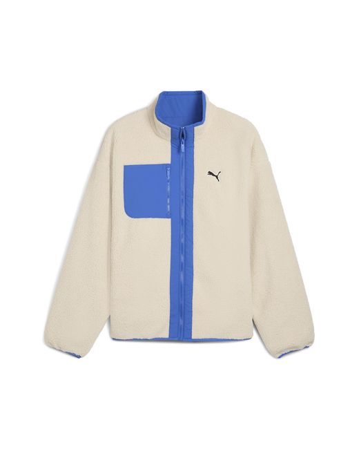 PUMA Hybrid Sherpa Wendbare Jacke Herren, Kleidung, Alpine Snow in Blue für Herren