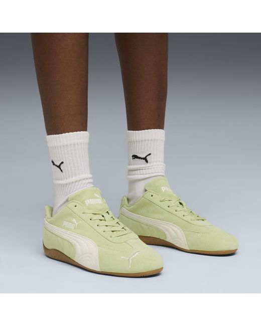 PUMA Green Speedcat Og Sneaker Schuhe, Pistachio/Warm Weiß