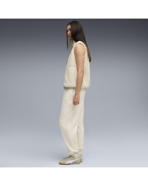 PUMA Her Joggingbroek Met Hoge Taille Voor Maat in het Natural