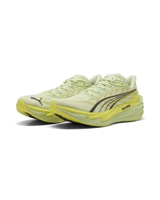 PUMA Green Deviate Nitroâ 4 Road Running Shoes for men