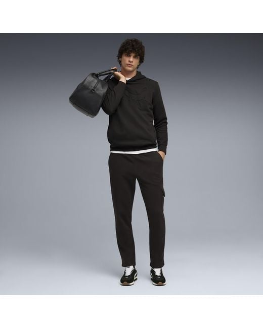 PUMA Black Elevated Essentials Cargo Pants for men