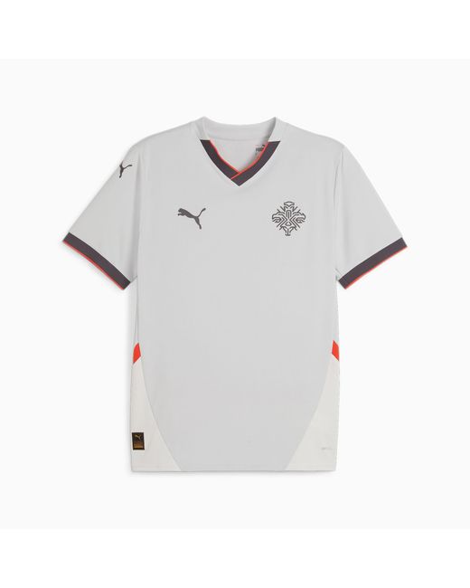 Camiseta de Fútbol de Islandia 2024 (Visitante) PUMA de hombre de color Gray