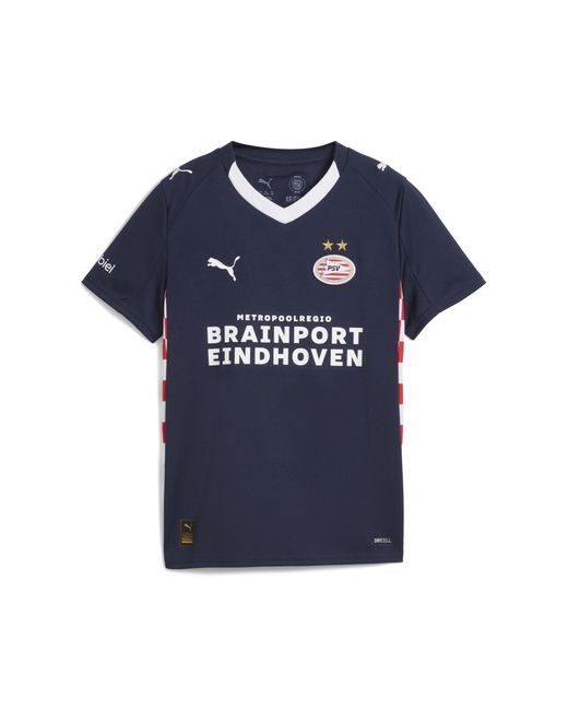 Camiseta Psv Eindhoven 2.ª Equipación 25/26 Juvenil, Ropa, /Blanco PUMA de color Blue