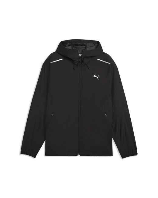 PUMA Black Tech Relaxed Track Jacket for men