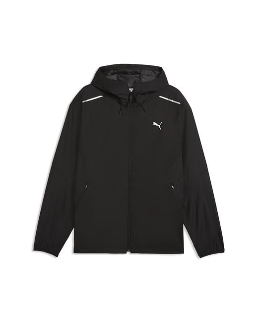 PUMA Black Tech Relaxed Track Jacket for men