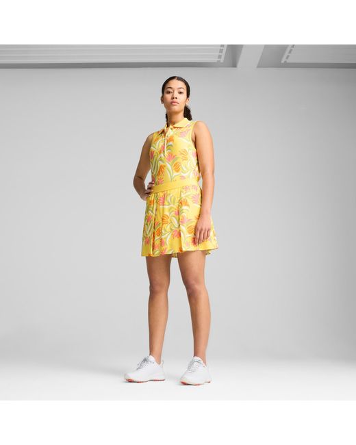 PUMA X Dani Dazey Geplooide Rok in het Yellow