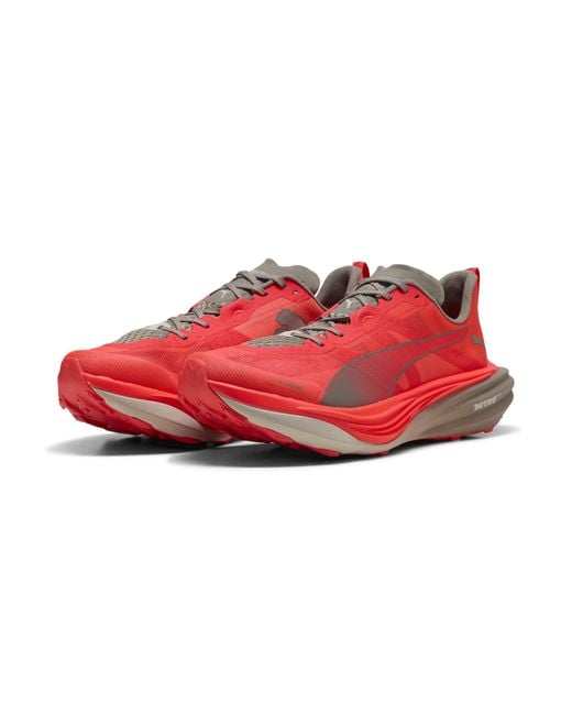 PUMA Red Deviate Nitroâ Elite Trail Running Shoes for men