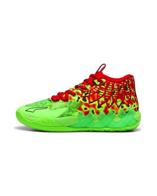PUMA Green X Lamelo Ball Mb.01 Thermal Basketball Shoes for men