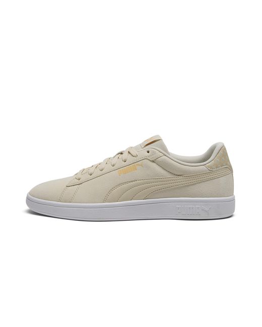 PUMA White Smash 3.0 Geometric Sneakers for men
