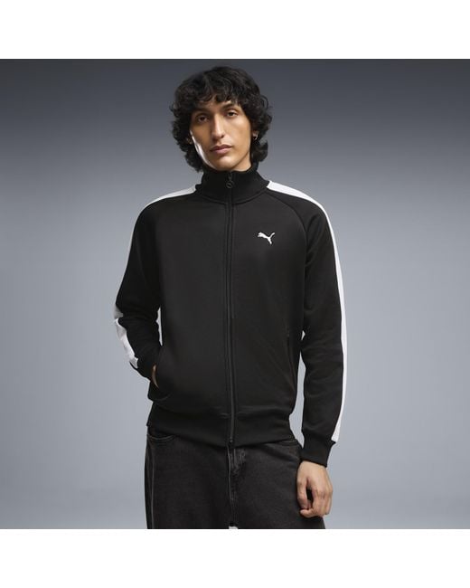 PUMA Black T7 Track Jacket for men