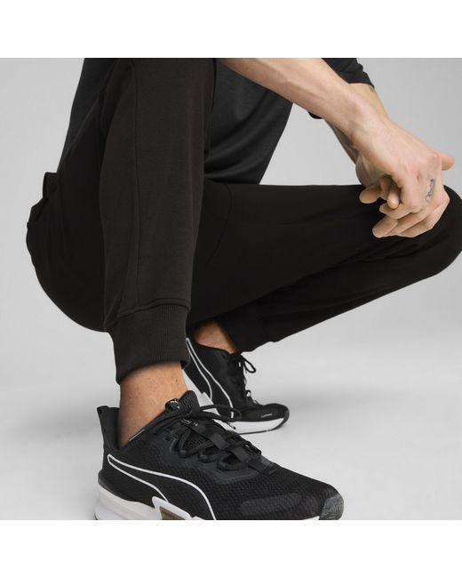 PUMA Tad Essentials Sweatstof Joggingbroek in het Black voor heren