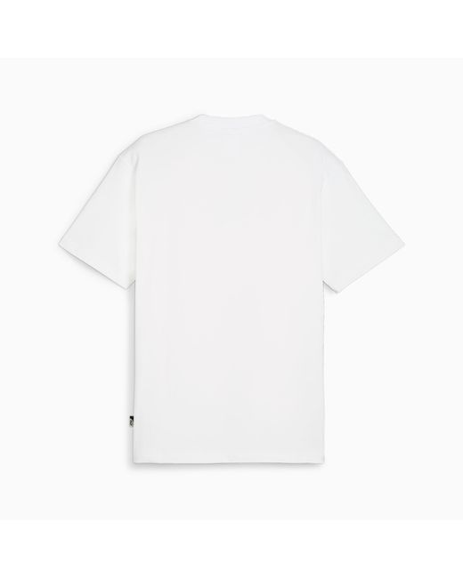 PUMA Basketball Nostalgia T-Shirt in White für Herren