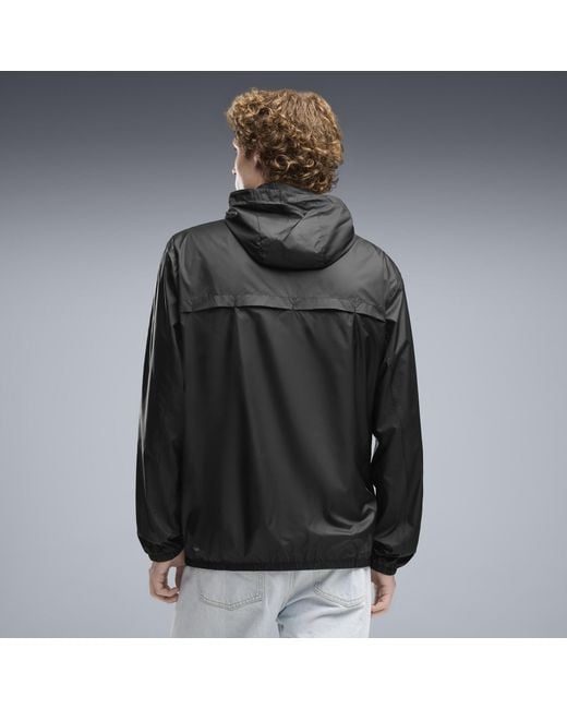 PUMA Black Essentials Regular Windbreaker for men