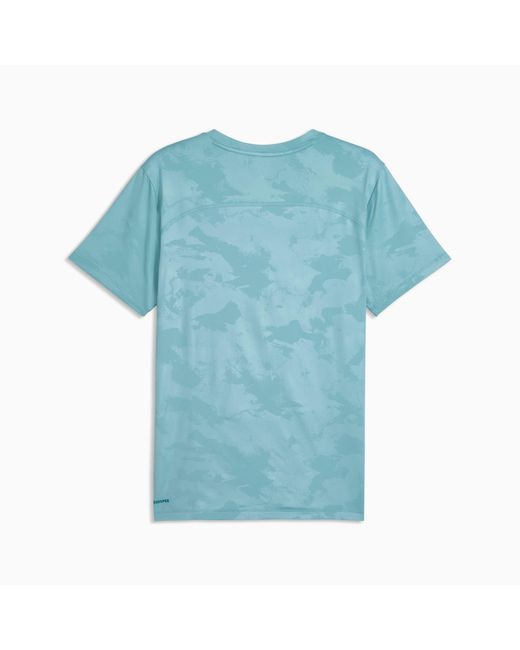 PUMA Blue Cloudspun Embossed T-Shirt for men