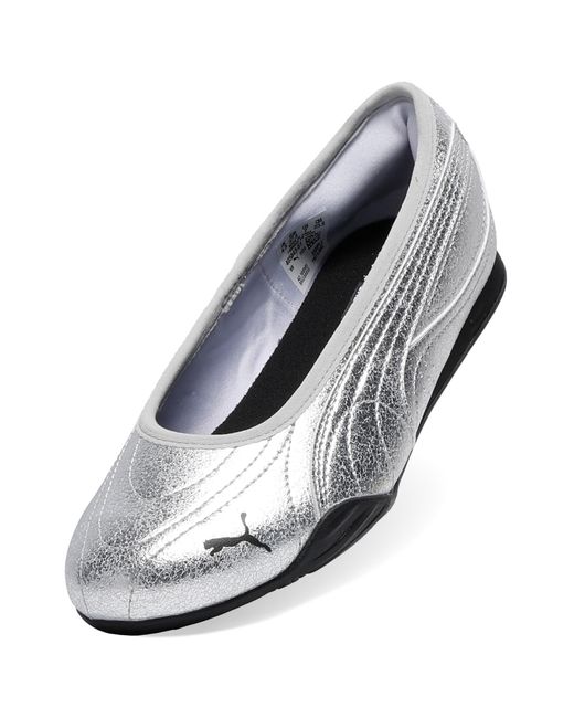 PUMA White Catch Whisper Ballerinas Damen, Schuhe