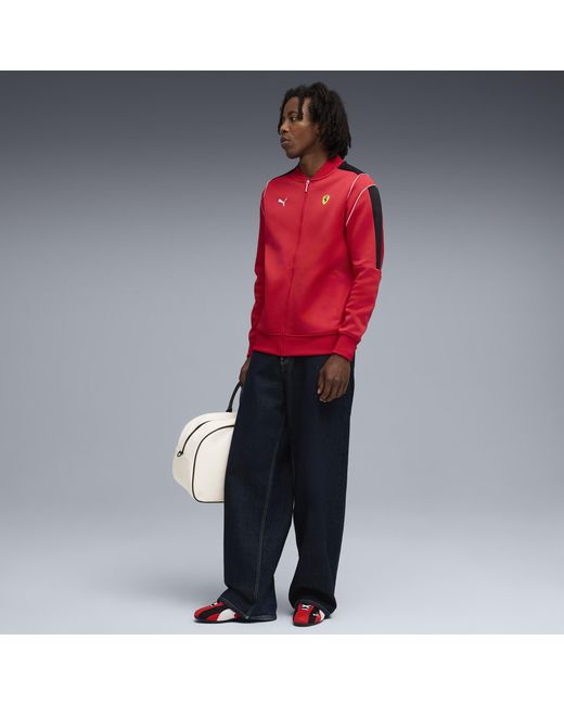 PUMA Red Scuderia Ferrari Mt7 Track Jacket for men