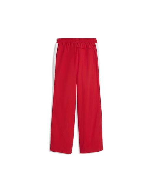 PUMA Red T7 Oversized Track Pants for men
