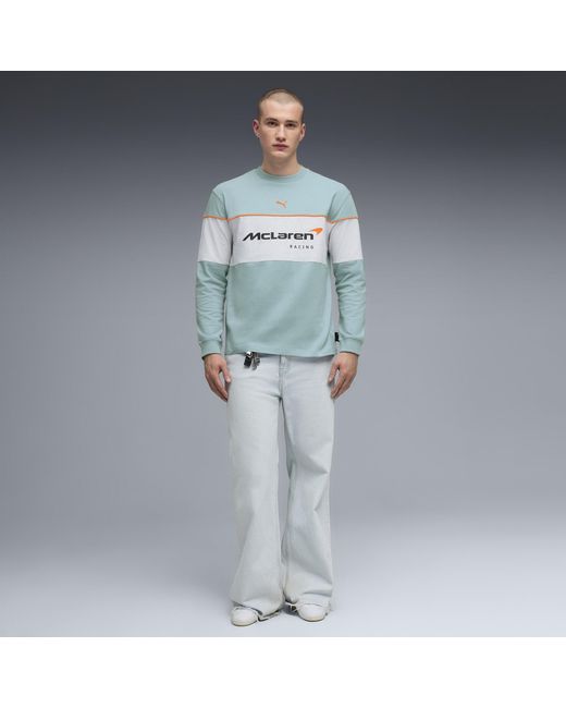 PUMA Blue Mclaren Racing Relaxed Sweatshirt for men