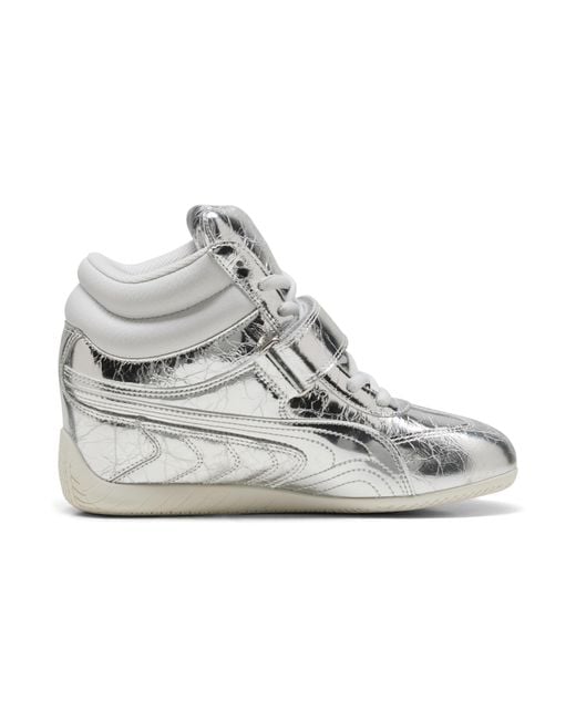 PUMA Metallic Speedcat Wedge Lustre Sneakers