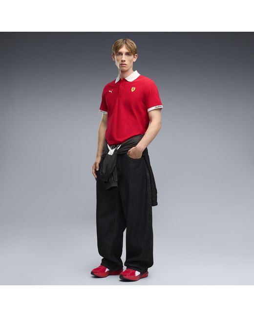 Polo di PUMA in Red da Uomo