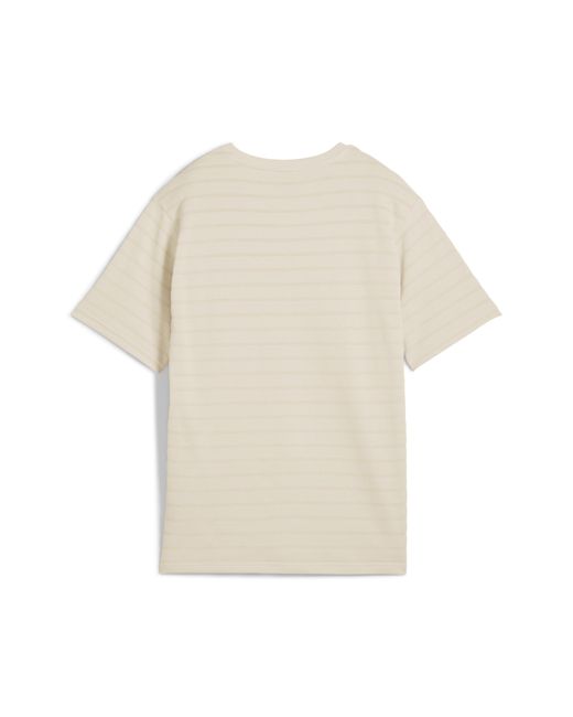 T-shirt Structuré Décontracté Ess Elevated PUMA en coloris Natural
